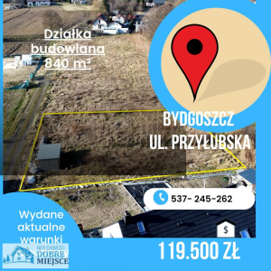 Działka Bydgoszcz - Łęgnowo 